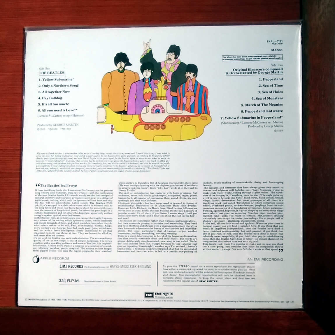 THE BEATLES/ YELLOW SUBMARINE KOREA SEALD (1LP)