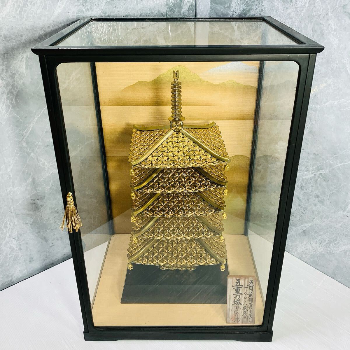 5円玉 五重塔 縁起物 面倒く レトロ 骨董品 置物 オブジェ 5円玉 五重塔 縁起物 面倒く レトロ 骨董品 置物 オブジェ