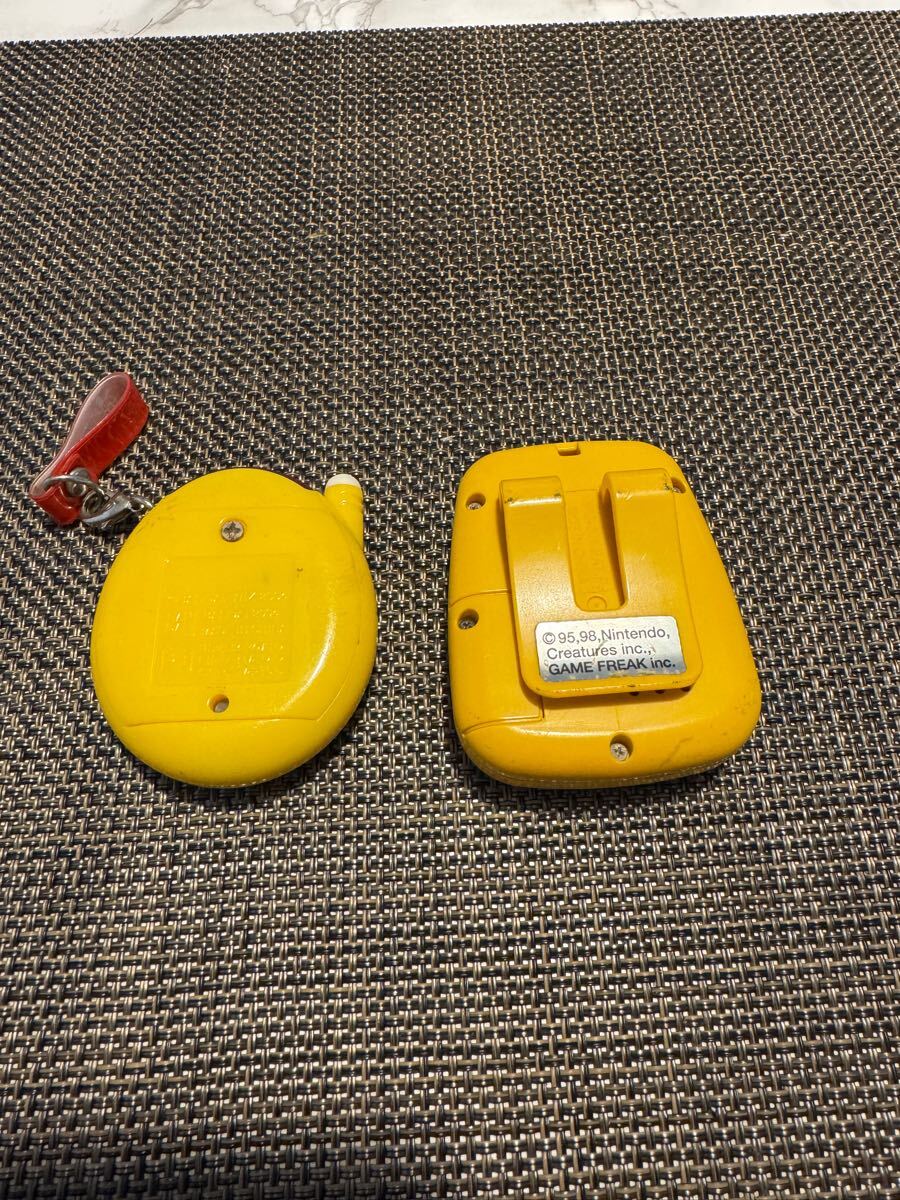 ジャンク品】ポケットピカチュウとたまごっちのセット(携帯型 ジャンク品】ポケットピカチュウとたまごっちのセット(携帯型