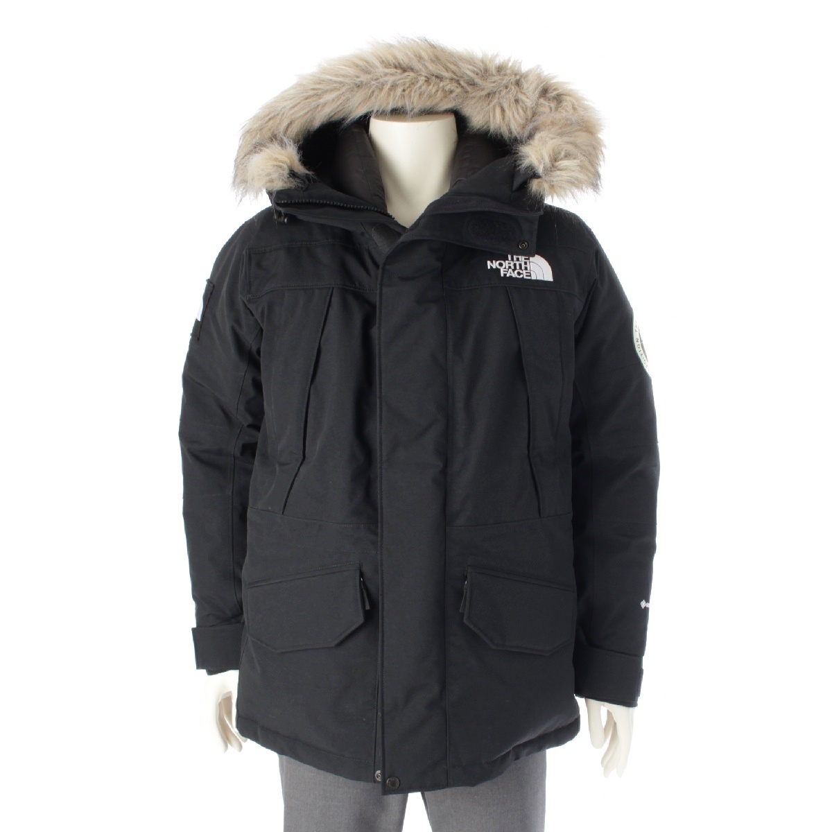 ザ・ノースフェイス ANTARCTICA PARKA アンタークティカパーカ ナイロン ファー フード ダウンジャケット ND92342 ブラック M【中古】