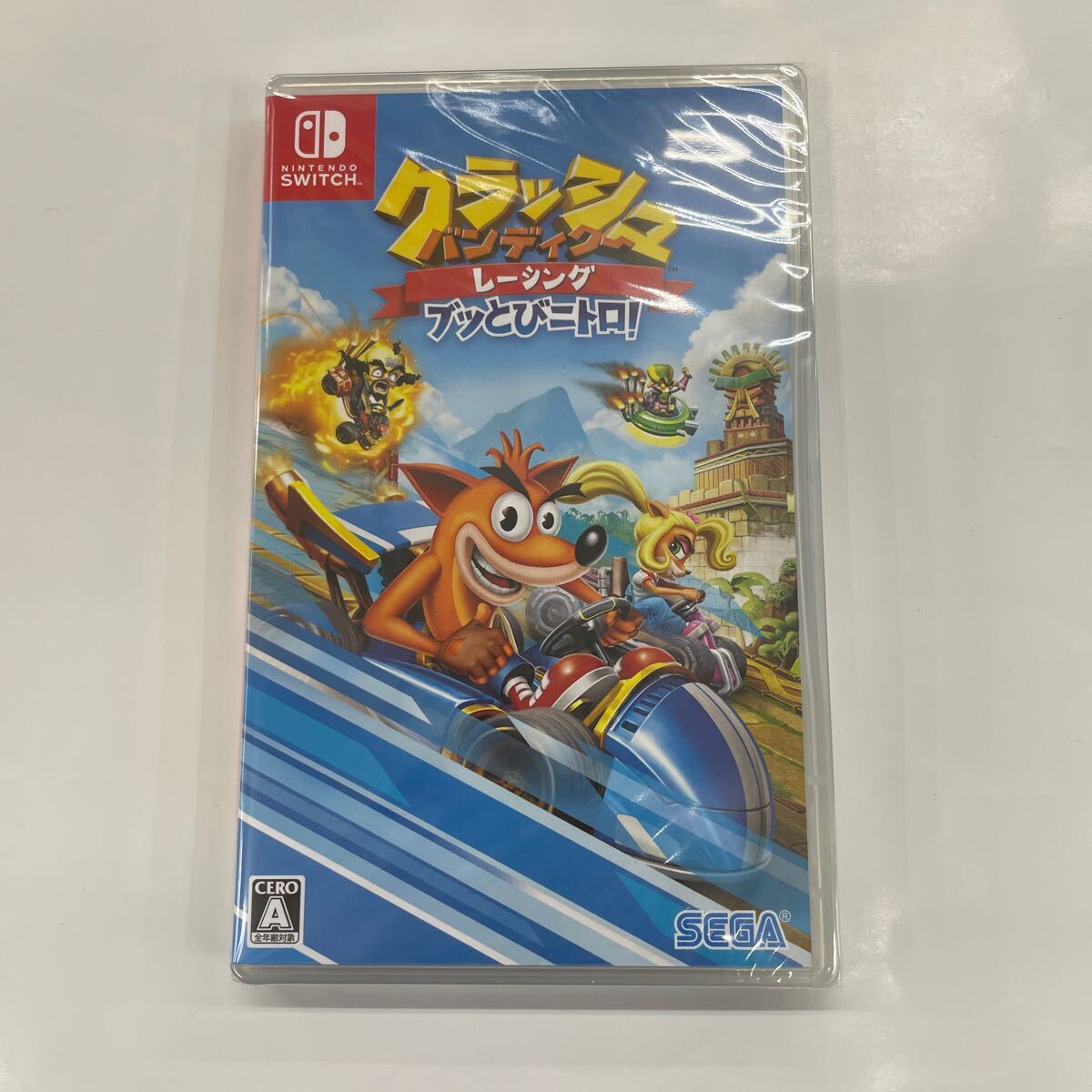 新品未開封 シュリンク付★任天堂　スイッチ　ソフト　クラッシュ・バンディクーレーシング ブッとびニトロ! - Switch