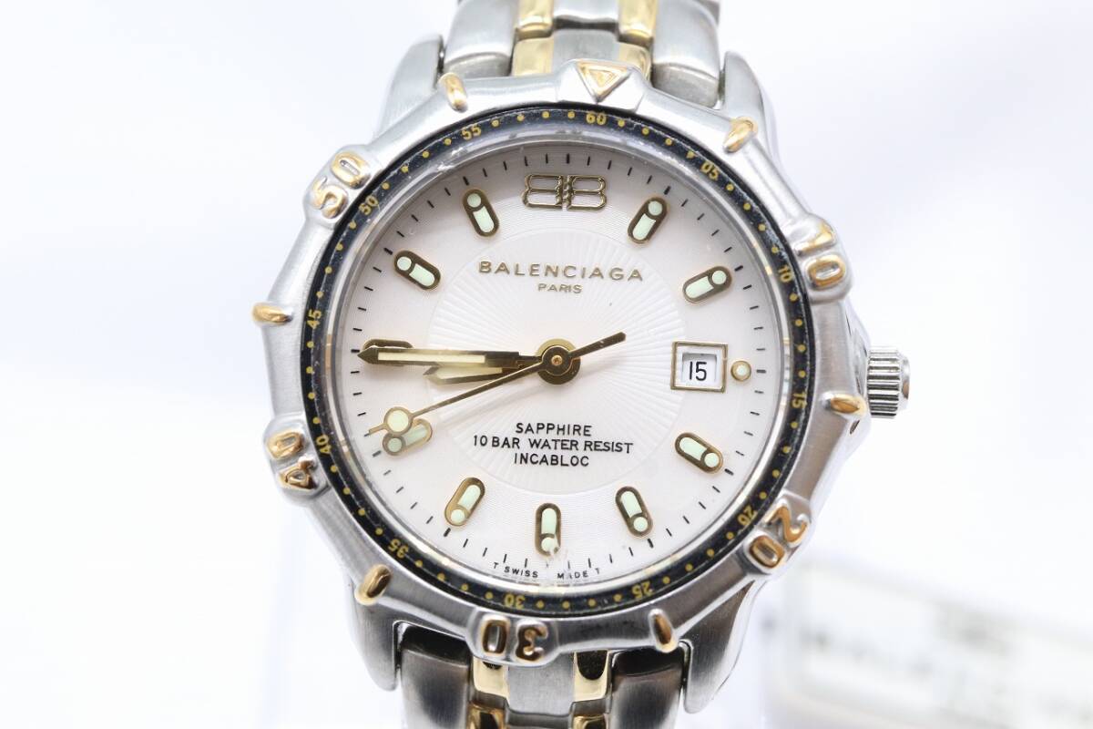超希少ヴィンテージBALENCIAGA腕時計18金メッキ