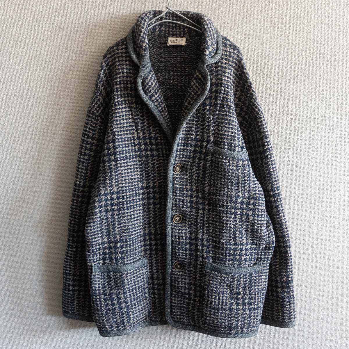 Yahoo!オークション - 【美品】45R【ウール紡ツイードニットの Yahoo!オークション - 【美品】45R【ウール紡ツイードニットの