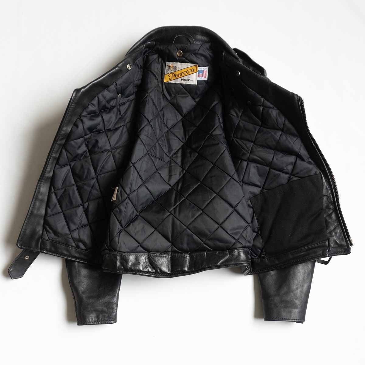 美品】SCHOTT【618/ダブルライダース ジャケット】38 レザー 美品】SCHOTT【618/ダブルライダース ジャケット】38 レザー