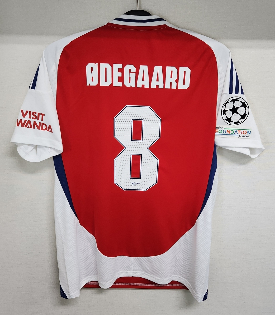 24-25 arsenal AFC Arsenal(H)#8 maru tin*u-te гол Odegaard короткий рукав adidas стандартный UEFA CL битва specification L