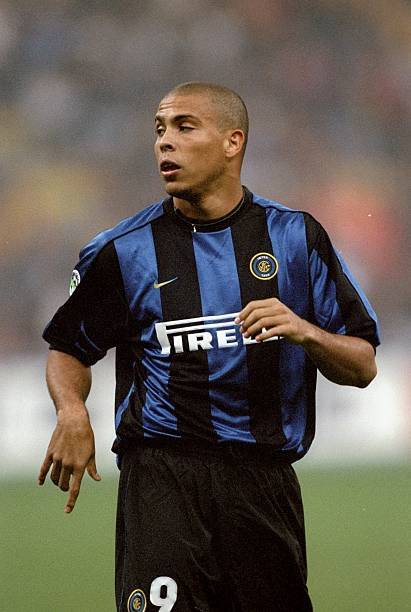 00-01インテル Inter Milan(H)#9 ロナウド RONALDO R9 半袖 nike セリエA仕様 M