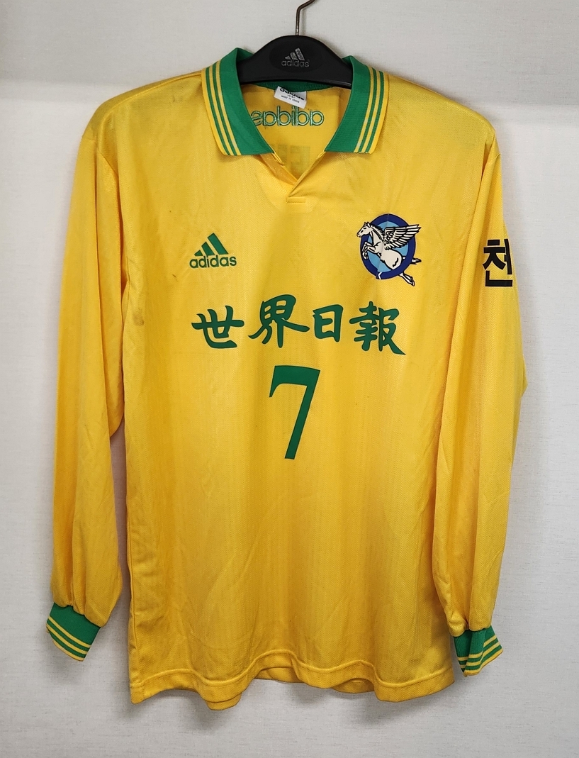 1999 天安一和 Cheon-An ILHWA(H)＃7 申臺(tái)龍 選手用ストック品 Kリーグ仕様 XL