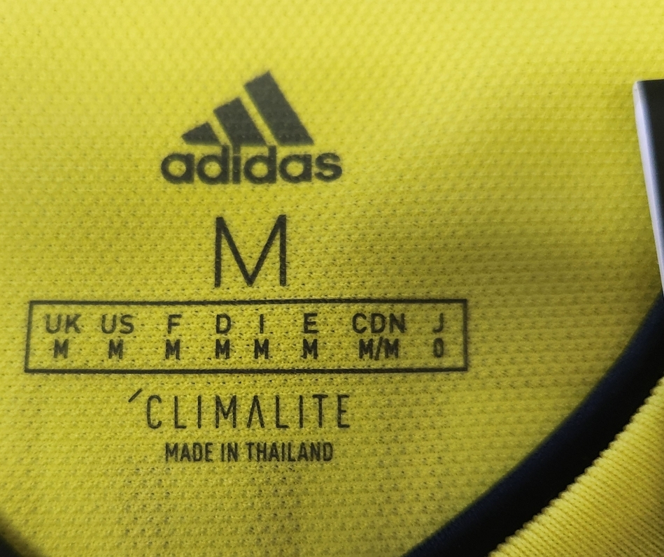 18W杯 コロンビア COLOMBIA(H)#10 ハメス 半袖 adidas 2018W杯 日本戦仕様 JASPO O