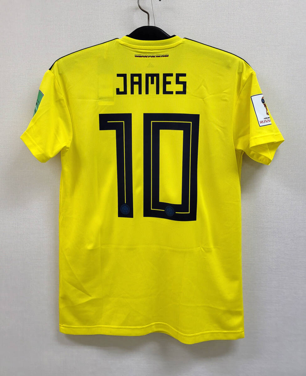 18W杯 コロンビア COLOMBIA(H)#10 ハメス 半袖 adidas 2018W杯 日本戦仕様 JASPO O