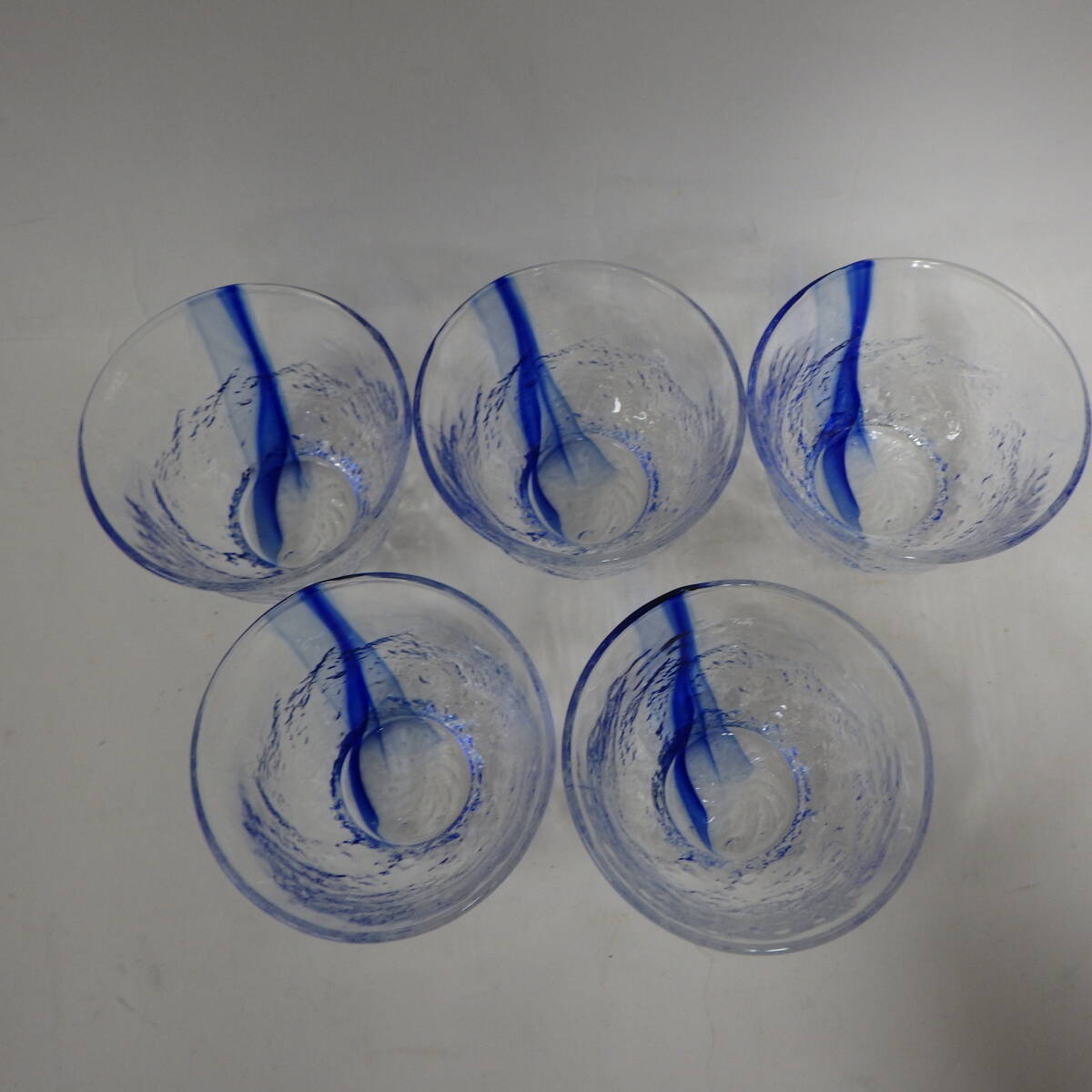 豪華ラッピング無料 和製アンティーク 明治期 ◇ 氷カップ 気泡ガラス 【 直径9.5cm その他