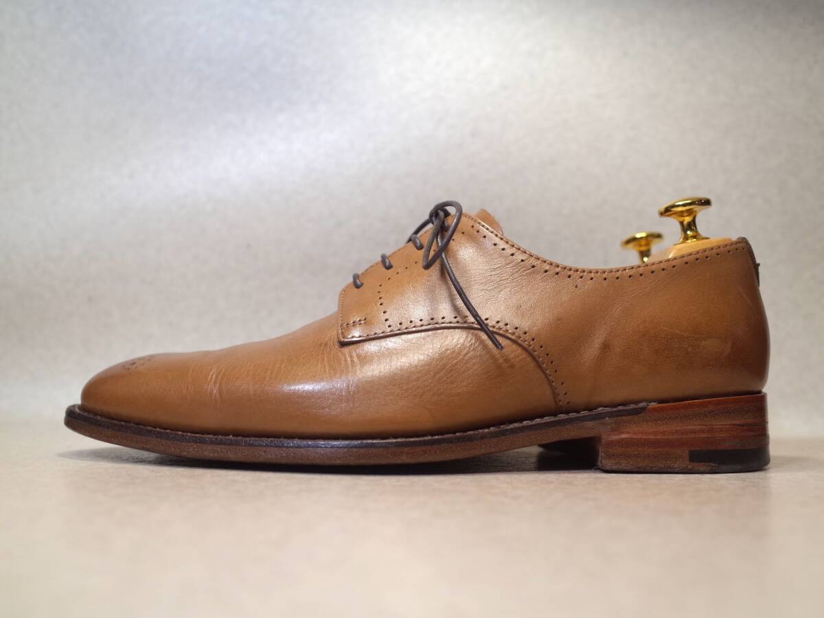 [ блиц-цена покупка бесплатная доставка ]4783#GRENSON/ Glenn son/ Британия #medali on tu/ Goodyear бордюр / рукоделие /25.5-26cm#