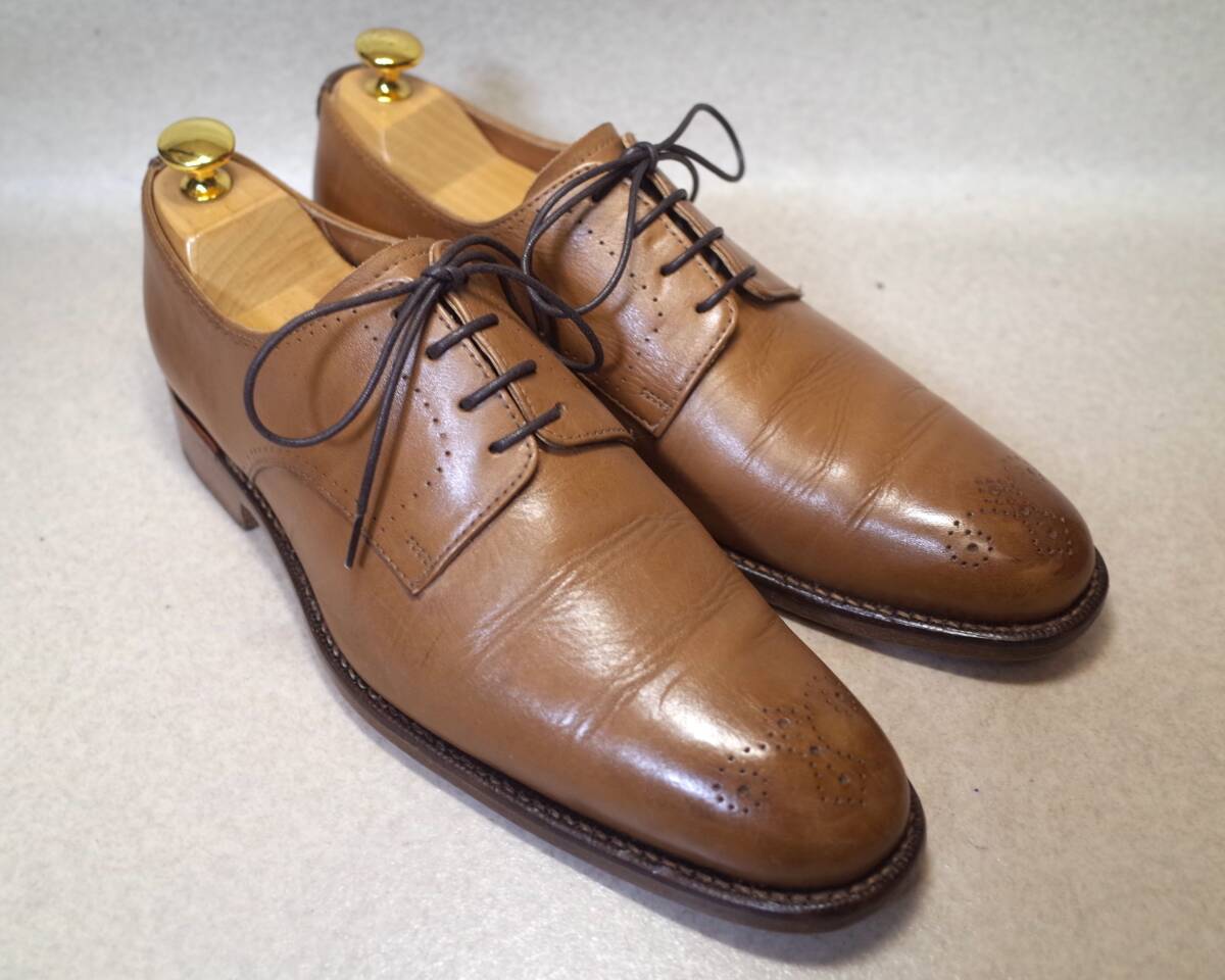 [ блиц-цена покупка бесплатная доставка ]4783#GRENSON/ Glenn son/ Британия #medali on tu/ Goodyear бордюр / рукоделие /25.5-26cm#