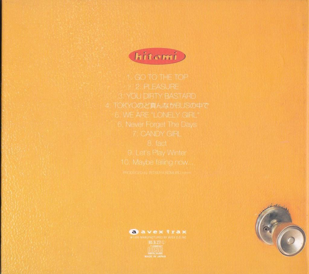 hitomi / GO TO THE TOP /中古CD!!66673//_画像3