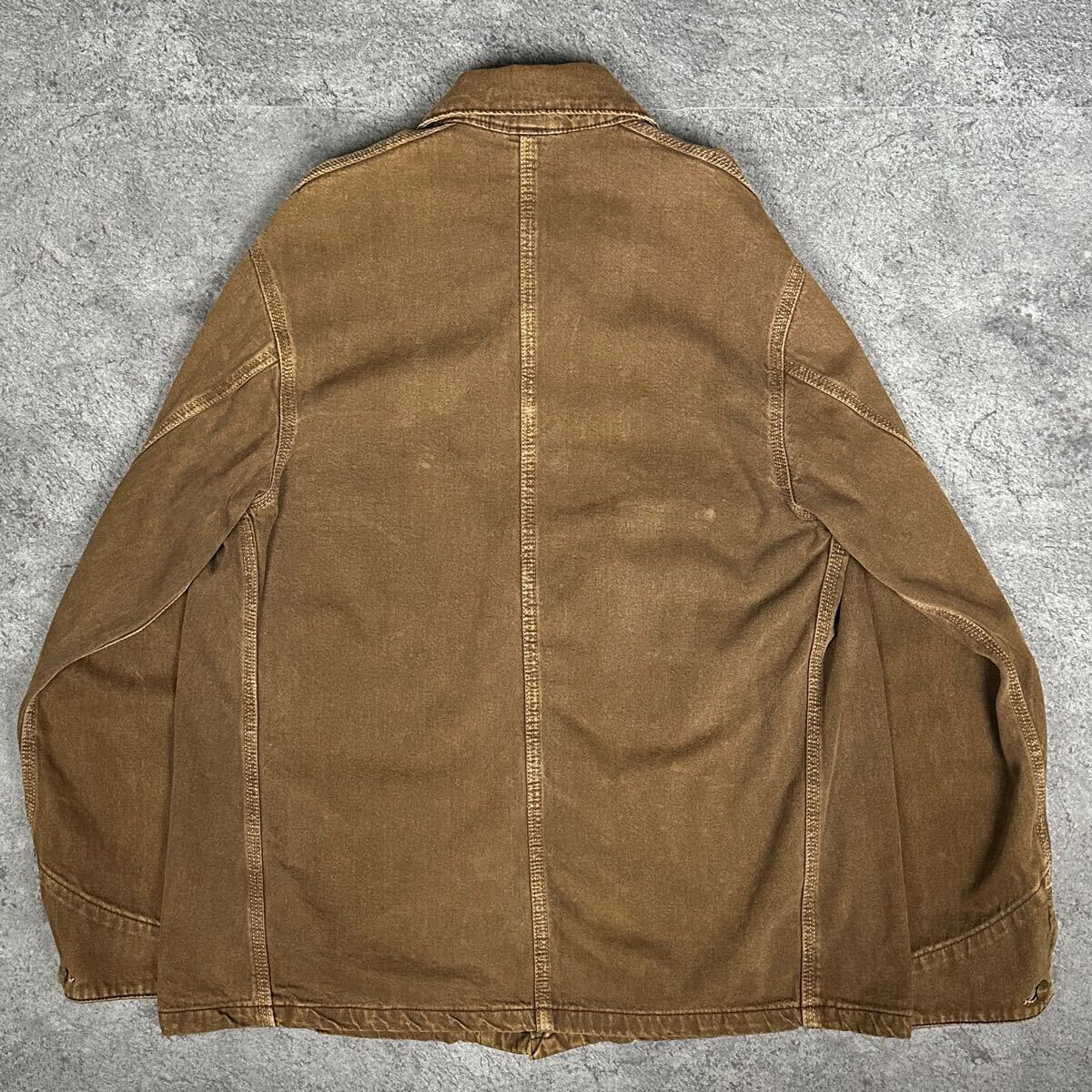 carhartt 80s 90s ビンテージ 裏地なし チョアコート ブラウン carhartt 80s 90s ビンテージ 裏地なし チョアコート ブラウン
