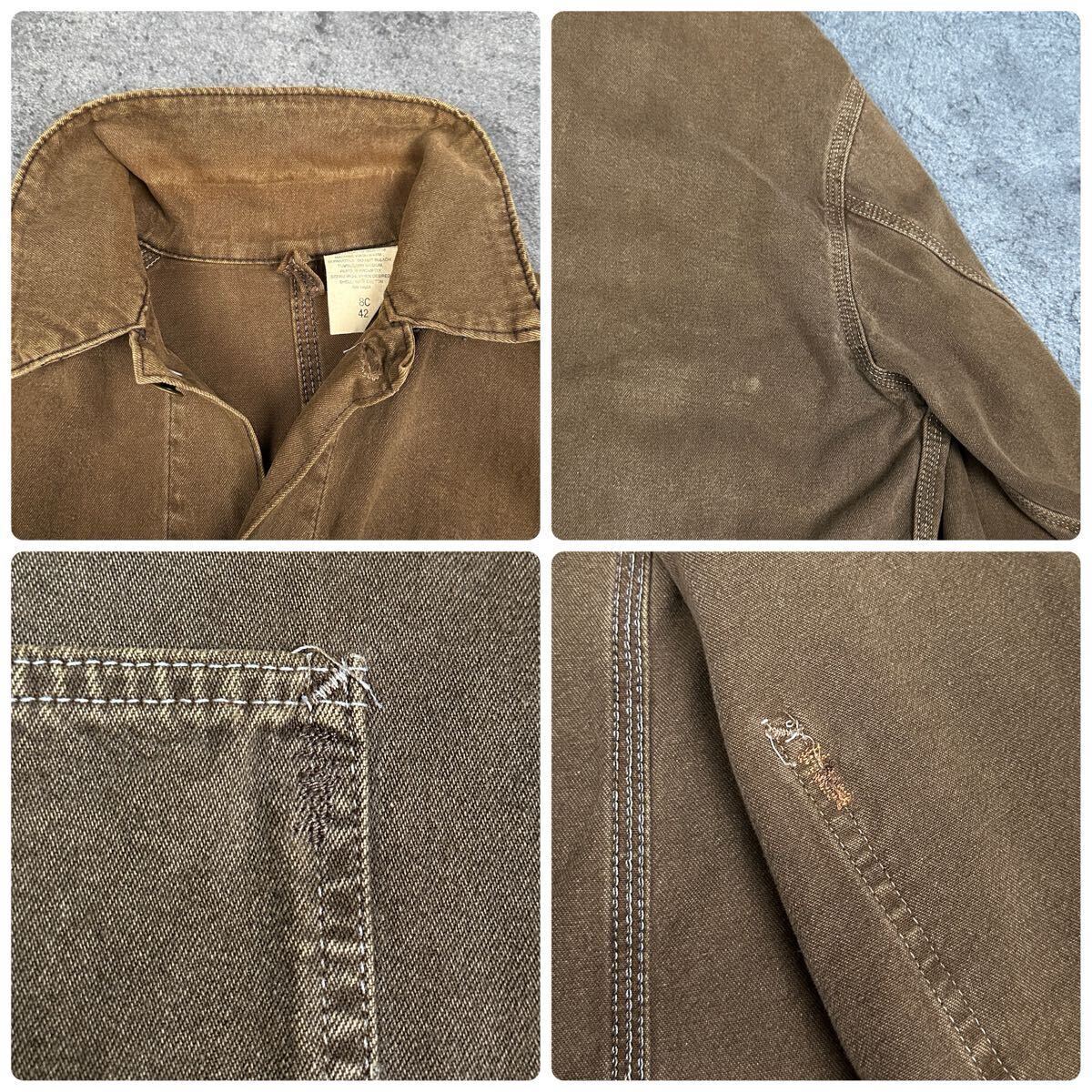 carhartt 80s 90s ビンテージ 裏地なし チョアコート ブラウン carhartt 80s 90s ビンテージ 裏地なし チョアコート ブラウン