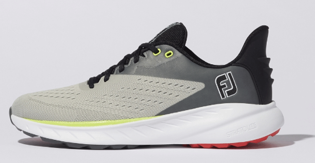 新品■フットジョイ■2022.9■MEN'S FJ FLEX XP 22■56282■グレー■24.5CM(W=EEE)■足を包み込む防水透濕メッシュアッパー■正規(guī)品