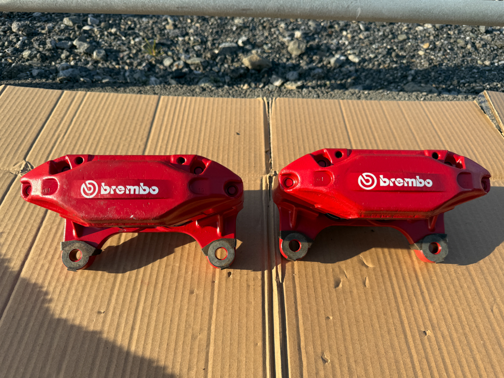 { редкий?}FD3S RX-7 суппорт тормоза Brembo? оригинальный готовый продукт? красный суппорт поиск Spirit R 16 дюймовый 17 дюймовый brembo