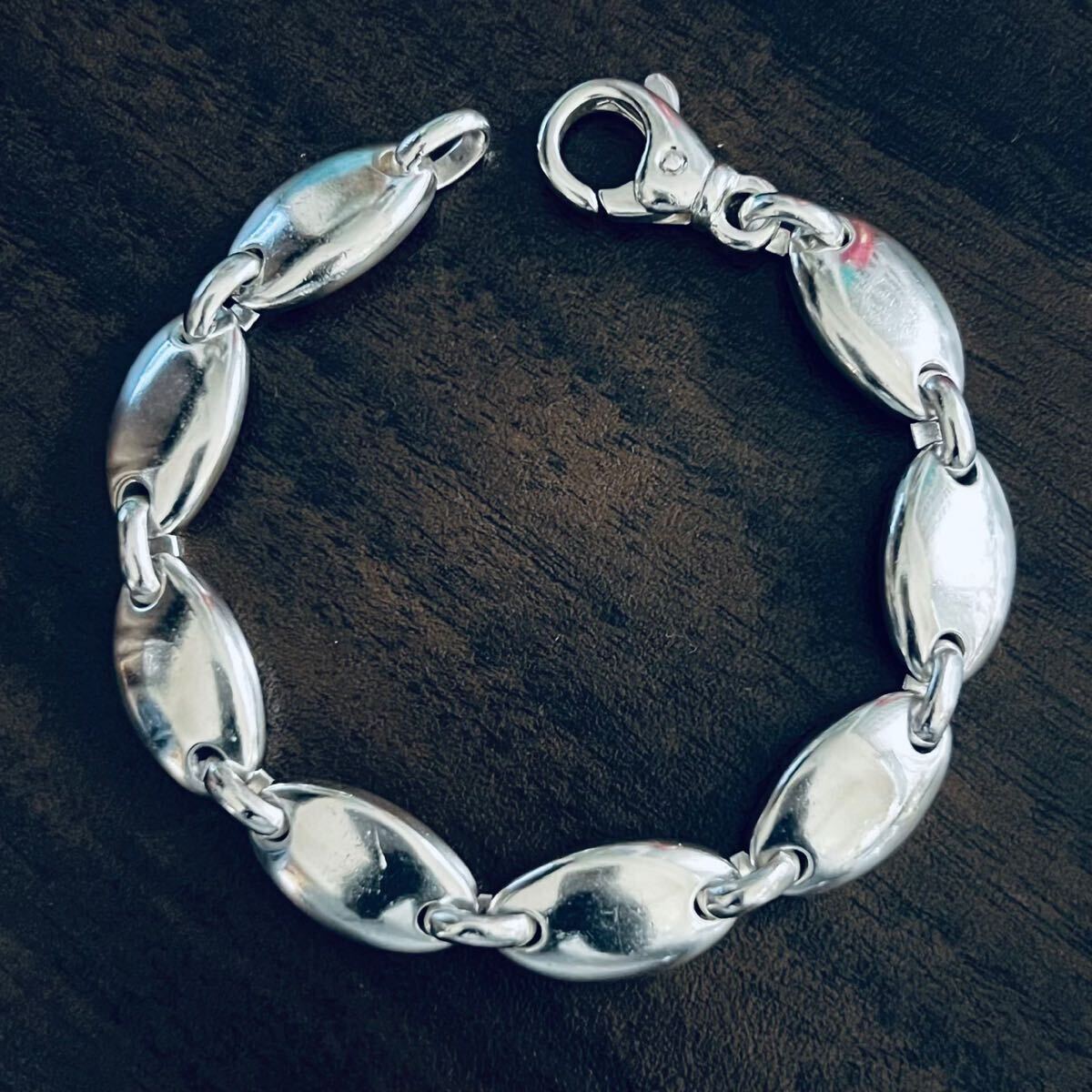 OLD TIFFANYオールド ティファニー ペブル リンク ブレスレット シルバー 925 ヴィンテージ VINTAGEビンテージ 廃盤 廃番 メンズ チェーン