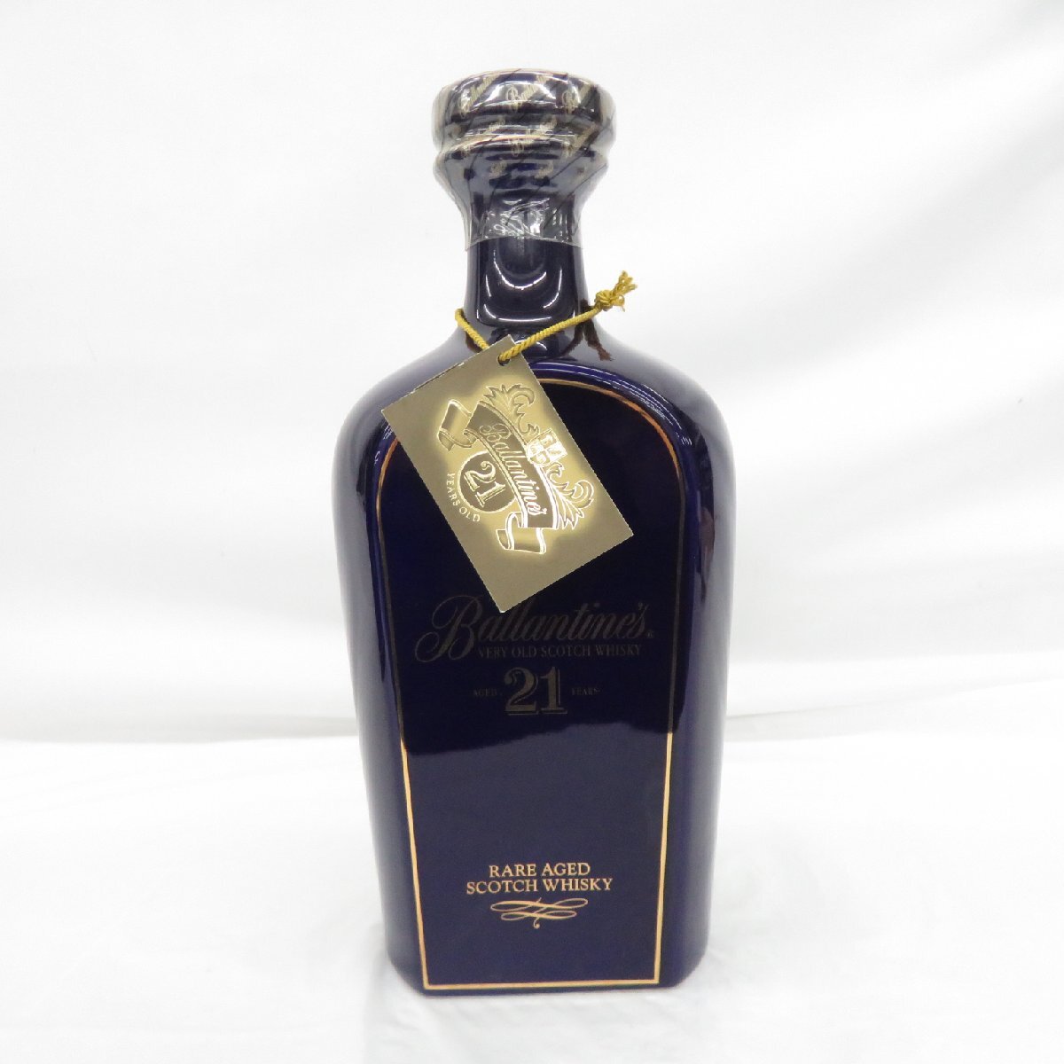 古酒　未開栓　バランタイン21年 陶器ボトル　Ballantine's 楽天市場】【レトロ】バランタイン21年 青陶器ボトル 43度 700ml