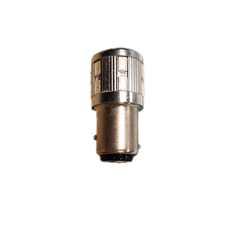LEDバルブ S25 180° 2個セット 12V 赤 レッド バルブ 軽トラ BA15D ピン段違い ダブル ブレーキランプ テールランプ トラック 17chip 5630