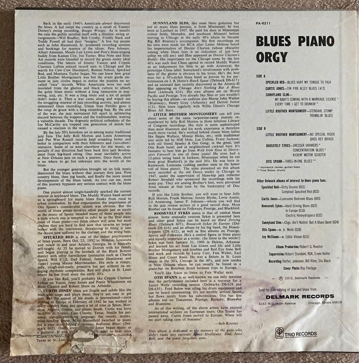 blues piano orgy записано в Японии запись 