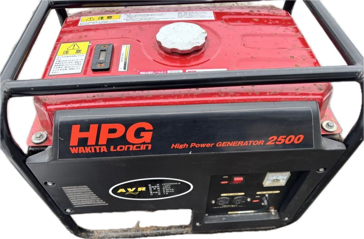  почта Seino Palette рейс *WAKITA подмышка taHigh Power GENERATOR 2500-6 HPG2500 AVR генератор 60Hz*KAC1264