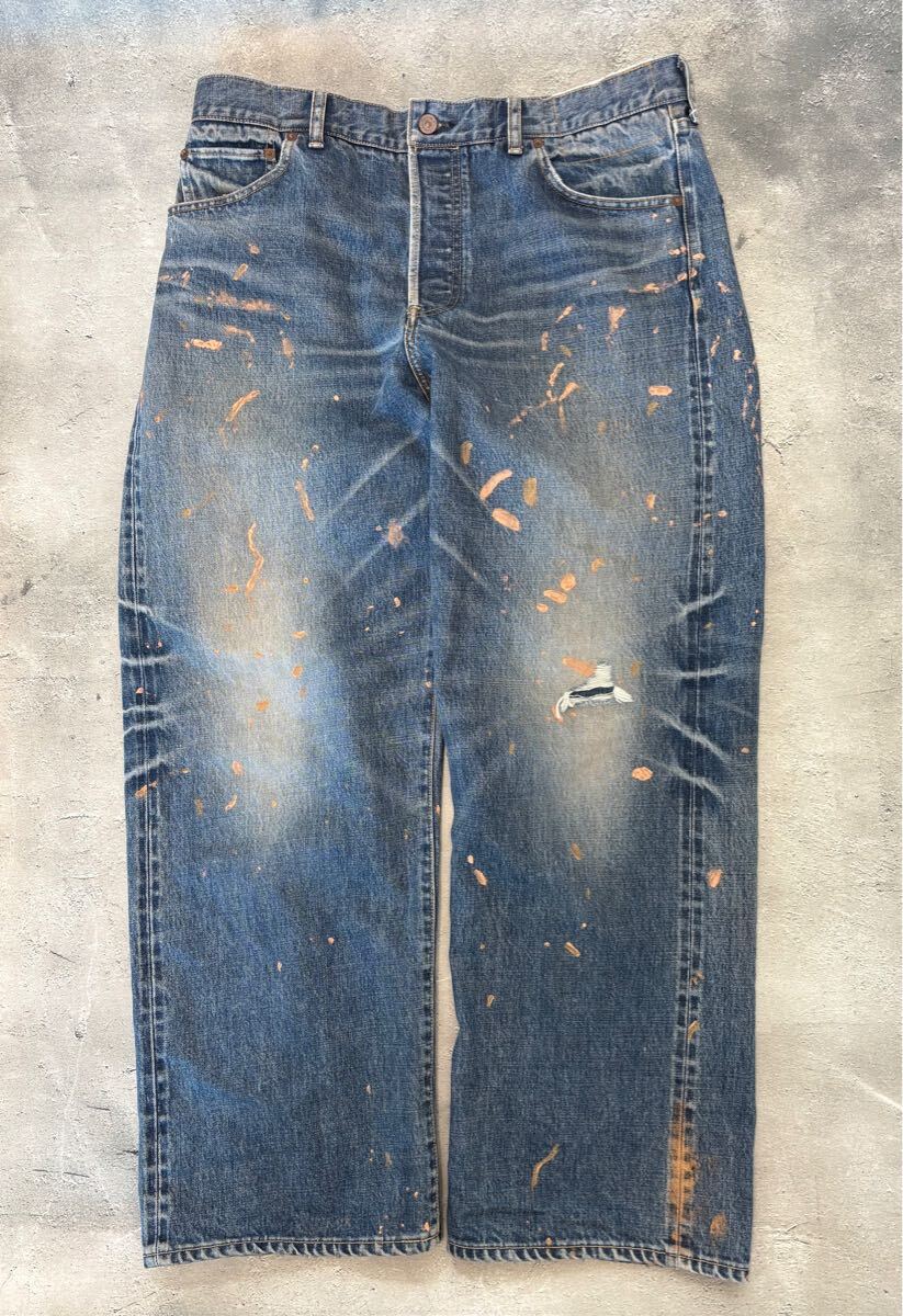 24aw VISVIM SOCIAL SCULPTURE 01 WIDE DAMAGED-41 デニム 24aw VISVIM SOCIAL SCULPTURE 01 WIDE DAMAGED-41 デニム