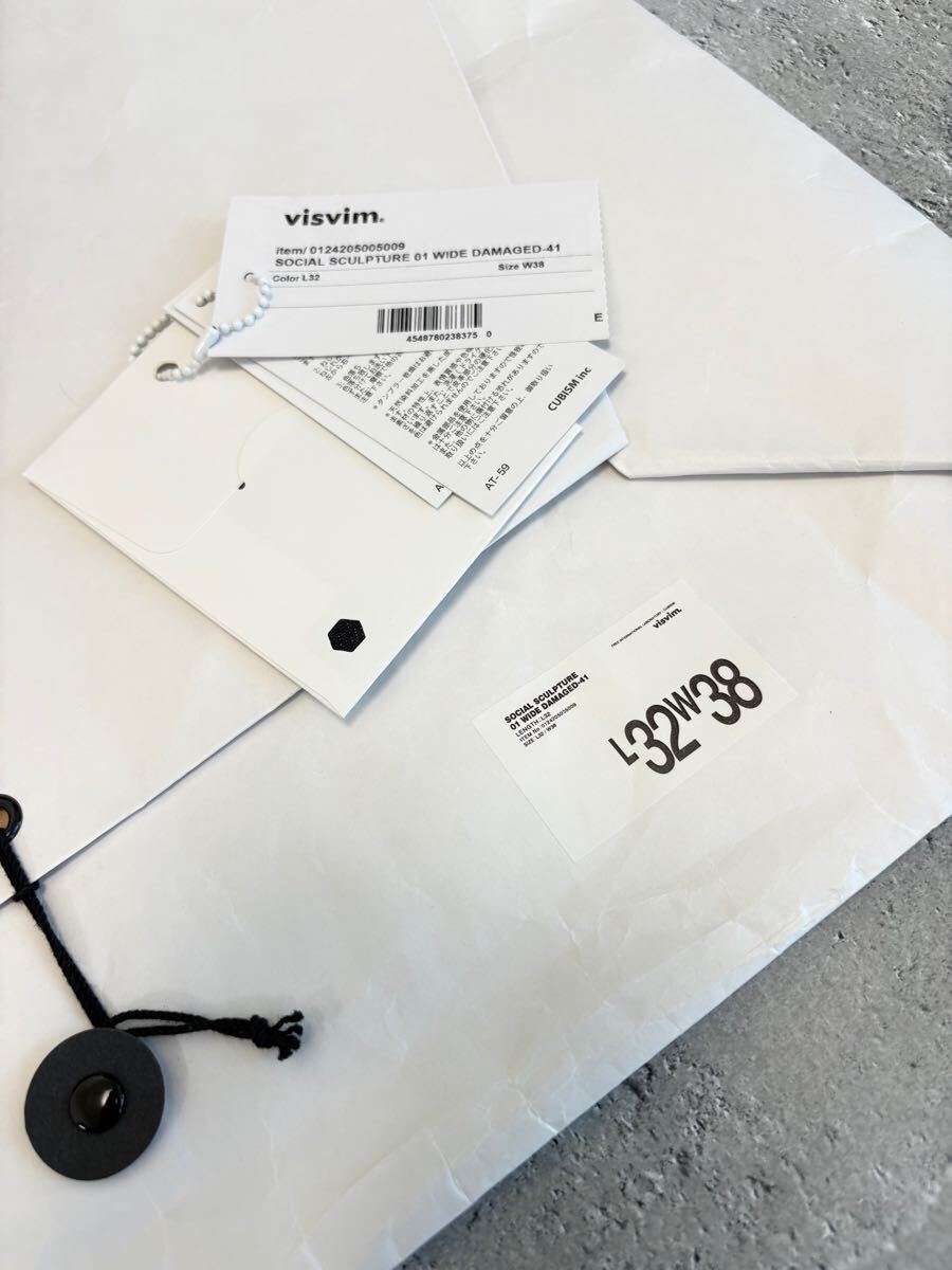 24aw VISVIM SOCIAL SCULPTURE 01 WIDE DAMAGED-41 デニム 24aw VISVIM SOCIAL SCULPTURE 01 WIDE DAMAGED-41 デニム