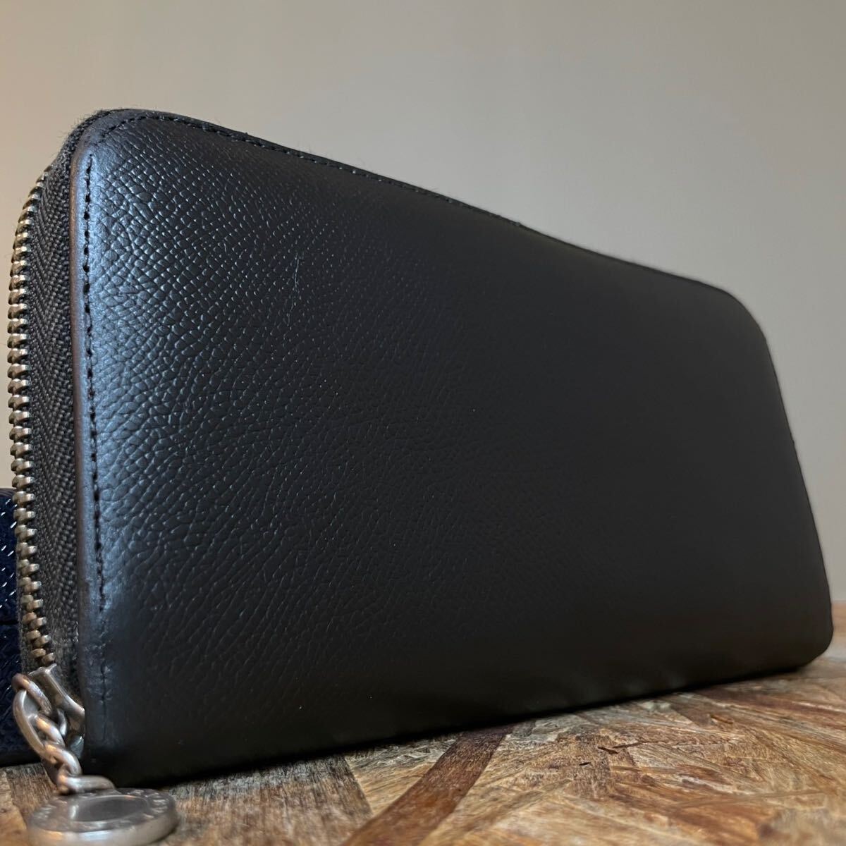 BVLGARI ブルガリ 長財布 ブラック レザー 美品