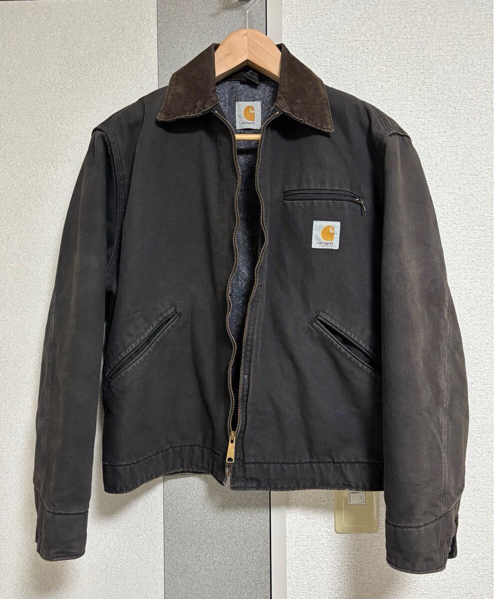 カーハート デトロイトジャケット USA製 ブラック Carhartt カーハート デトロイトジャケット USA製 ブラック Carhartt