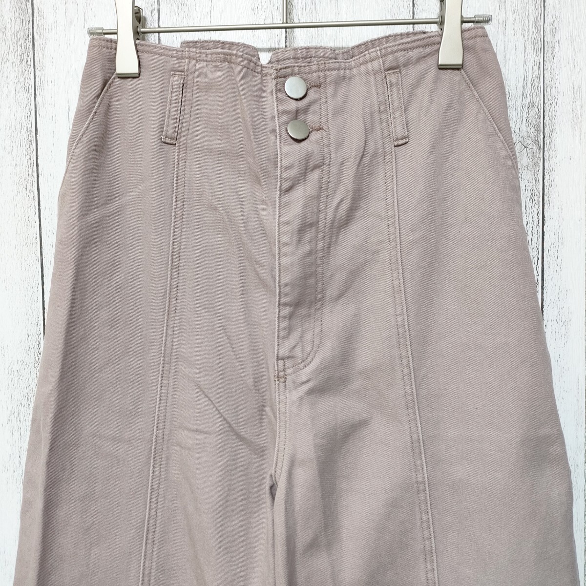 Coquette コケット　(M)　コットン ワイドパンツ_画像3