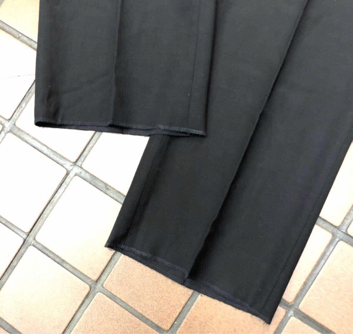 新品☆未使用【BE3 S相当★希少サイズ】2Bシングルスーツ 礼服 メンズスーツ ブラックフォーマル 背抜き 冠婚葬祭 喪服 黒 アジャスター_画像7