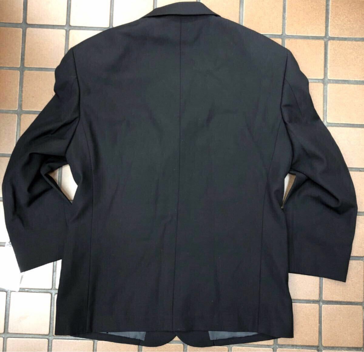 新品☆未使用【BE3 S相当★希少サイズ】2Bシングルスーツ 礼服 メンズスーツ ブラックフォーマル 背抜き 冠婚葬祭 喪服 黒 アジャスター_画像5