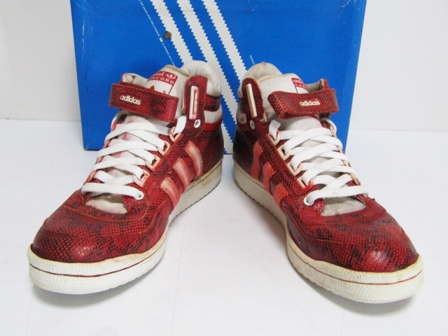 adidas VTG CONCORD SNAKE SKIN RED 671346 US12 30cm Adidas Concorde Sune -k питон кожа красный красный . животное 