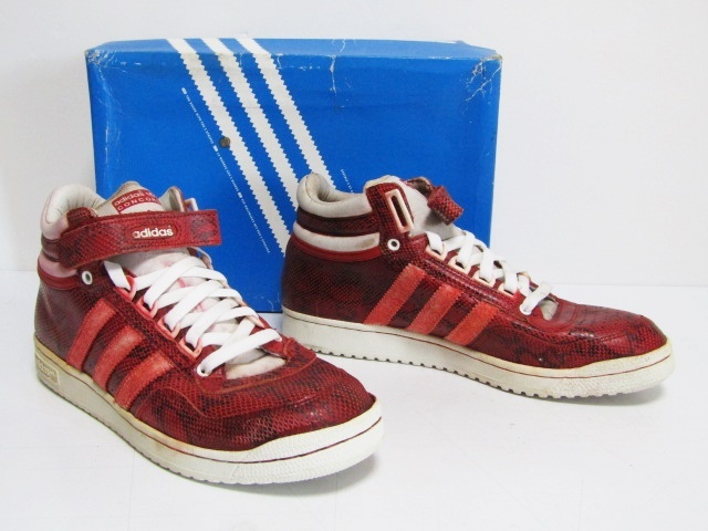 adidas VTG CONCORD SNAKE SKIN RED 671346 US12 30cm Adidas Concorde Sune -k питон кожа красный красный . животное 