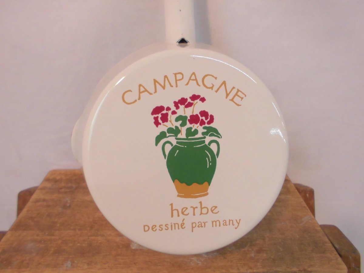 MANY CAMPAGNE マニーカンパーニュ ホーロー ソース ミルクパン アンティーク 片手鍋 琺瑯