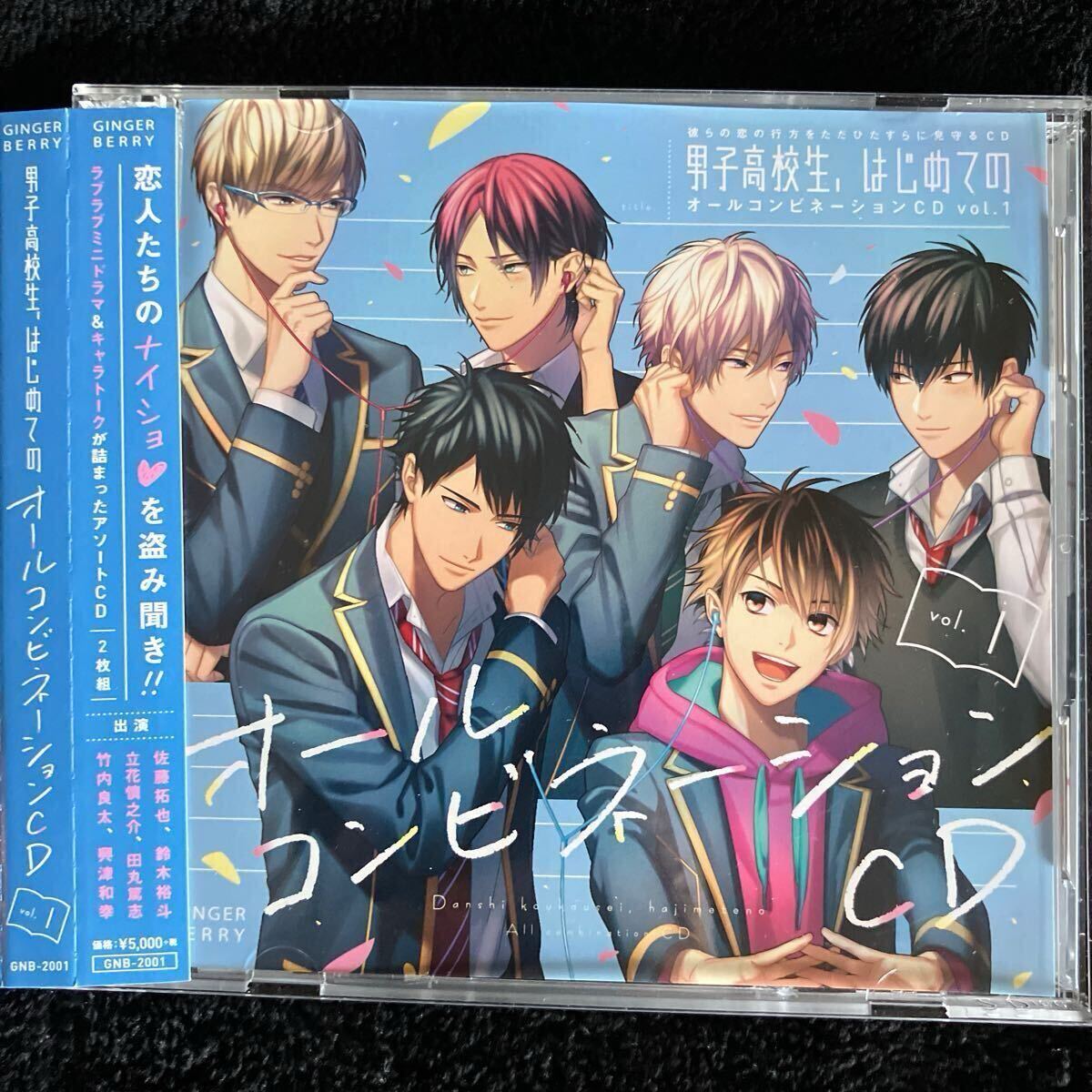 送料込み☆男子高校生、はじめての オールコンビネーションCD vol.1 ドラマCD BLCD だんはじ