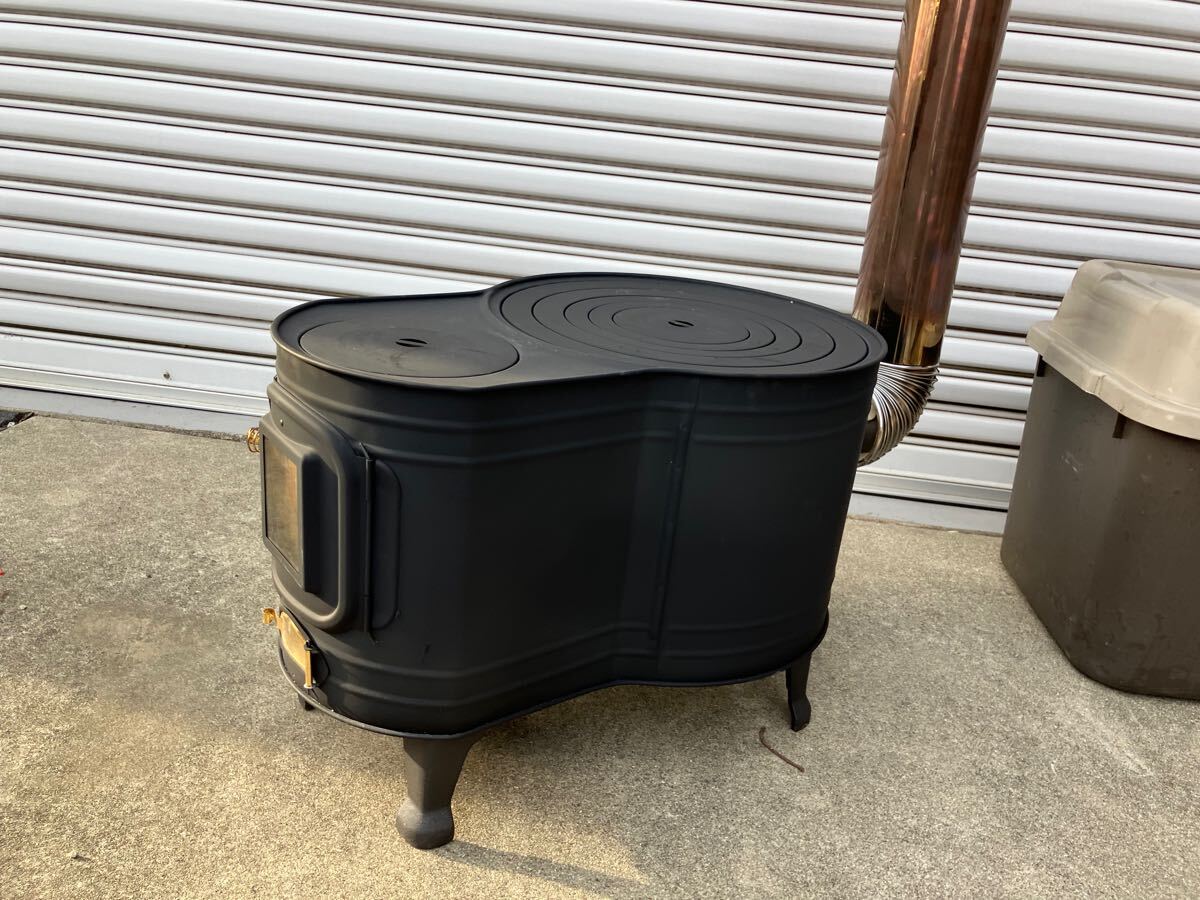 ホンマ製作所 薪ストーブ 黒耐熱 窓付時計型薪ストーブ ASW-60B ホンマ製作所 薪ストーブ 黒耐熱 窓付時計型薪ストーブ ASW-60B