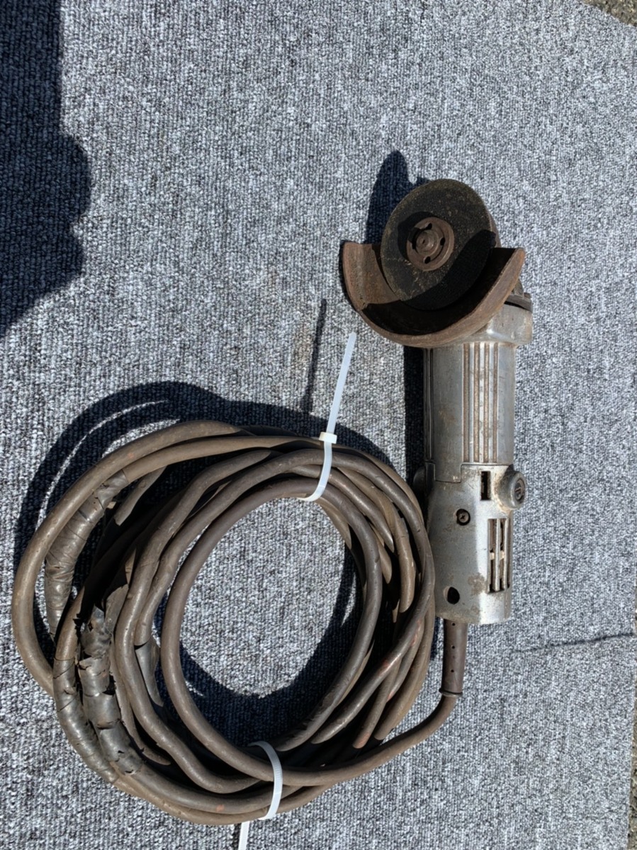 【中古】電気デイスクグラインダー　型式：G10SH