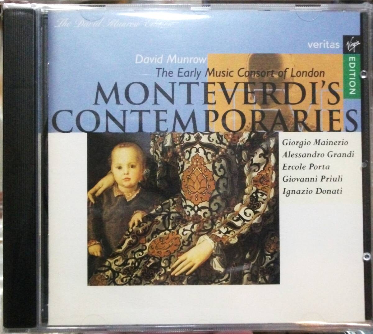 ★極稀CD★David Munrow Broque Consort Monteverdi Contemporaries マンロウ バロック モンテヴェルディの時代