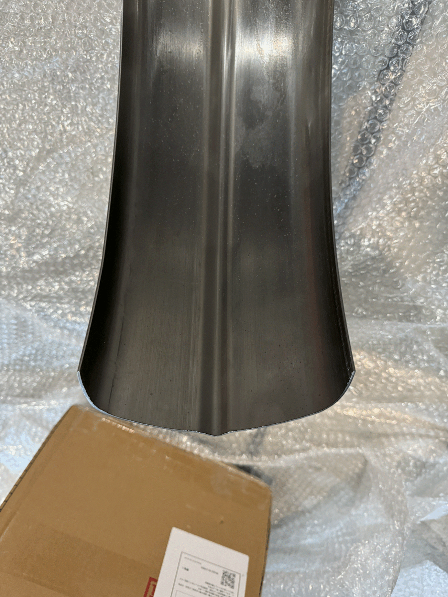 ハーレー チョッパー ボバー 6インチ センターリブ フェンダー