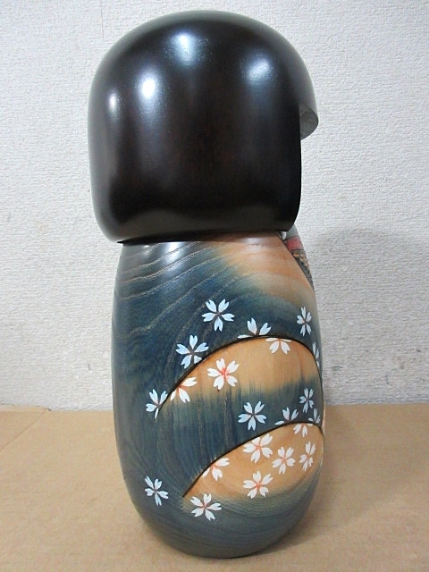 S6324 中古 良品 卯三郎作 卯三郎こけし 花の舞い こけし 創作 S6324 中古 良品 卯三郎作 卯三郎こけし 花の舞い こけし 創作