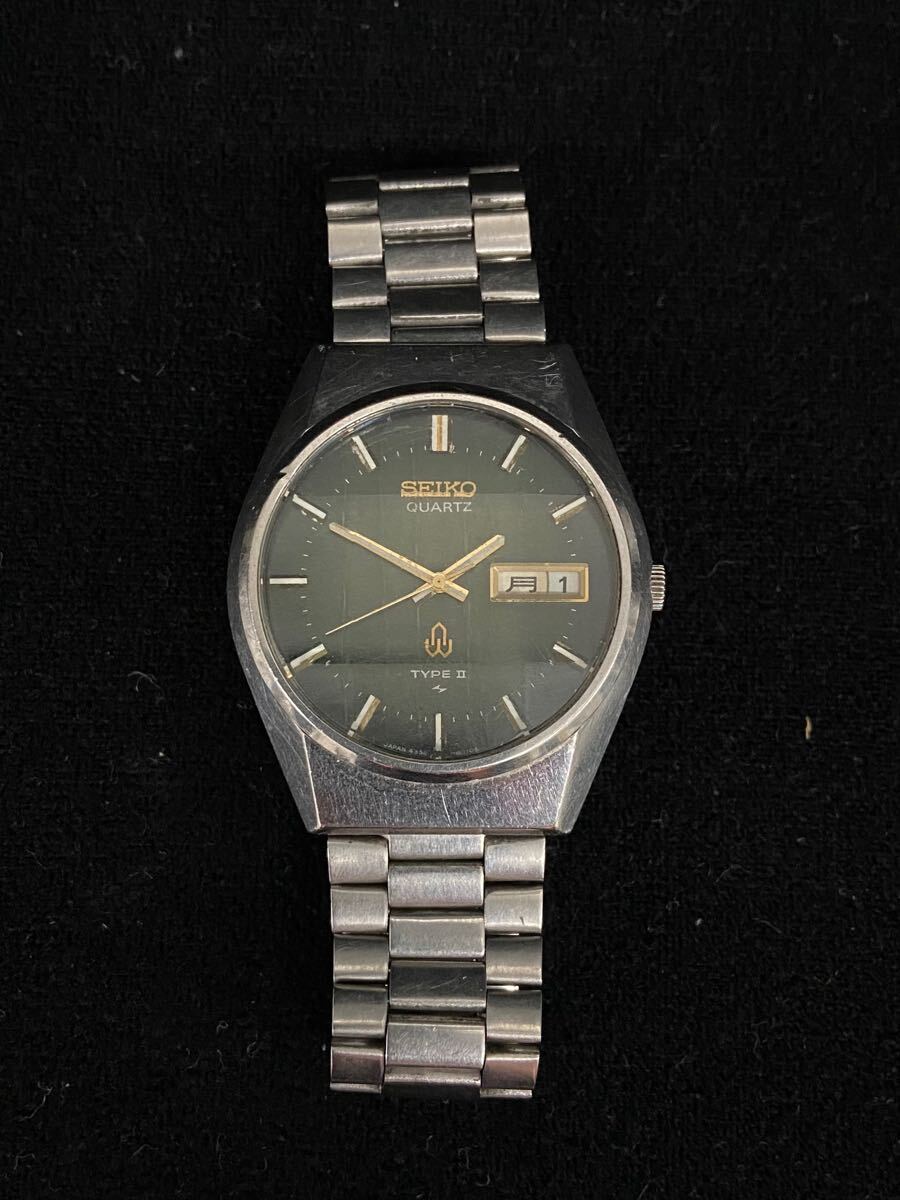 【新品電池】2281 SEIKO TYPEⅡ 腕時計 メンズ デイデイト QZ 新品電池】SEIKO TYPEⅡ DAYDATE QZ メンズ セイコー