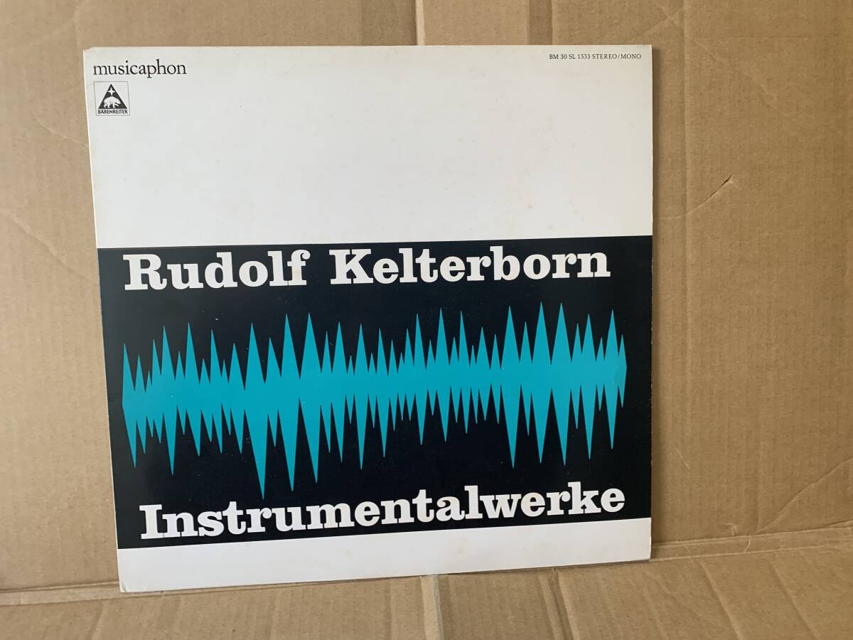 ドイツ盤　Rudolf Kelterborn / Instrumentalwerke スイス現代音楽の大御所　50-60年代の名作