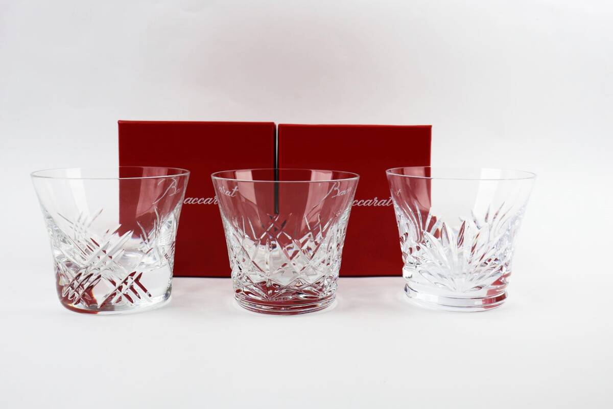 Baccarat バカラ イヤータンブラー 3点セット タンブラー ロックグラス 2014年/2024年/2025年