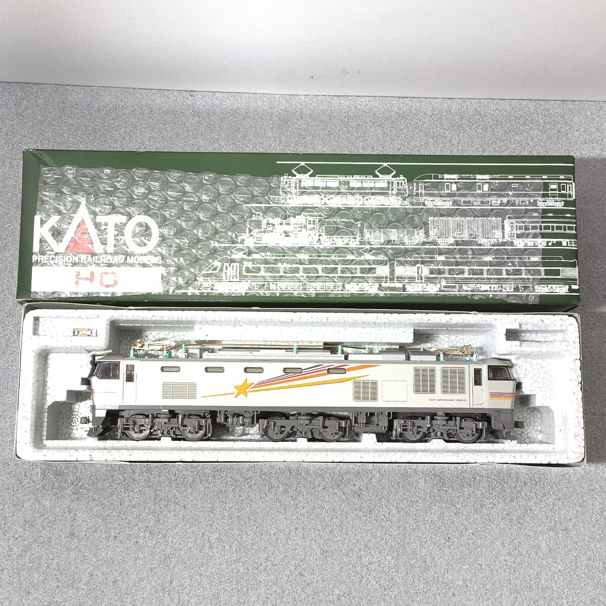 【ジャンク品】 KATO HOゲージ 1-312 EF510 500 カシオペア色 菅P71-26