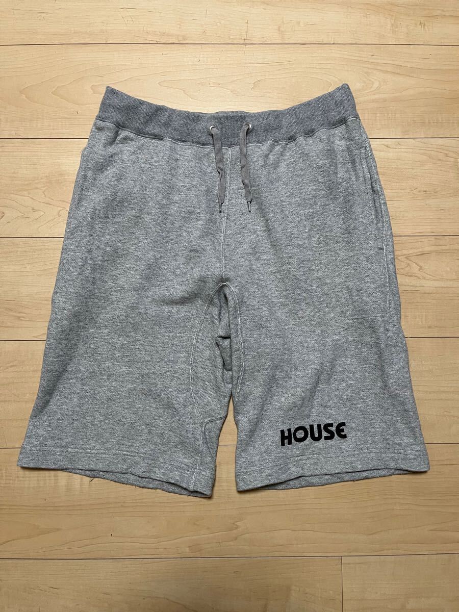 IN THE HOUSE スウェット ショートパンツ M インザハウス ハーフパンツ グレー