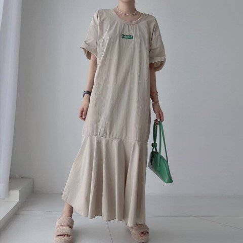 Ｔシャツスカート レディース フリー アプリコット
