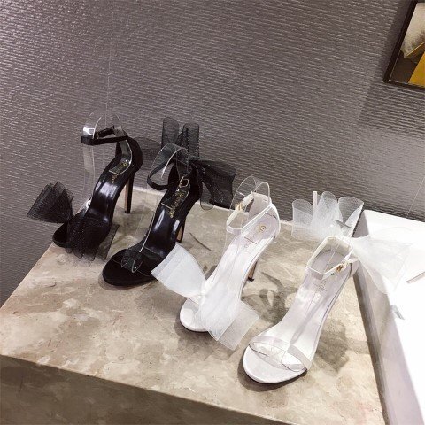 ハイヒール エレガント レーヨン 蝶ネクタイ 35 ローズレッド