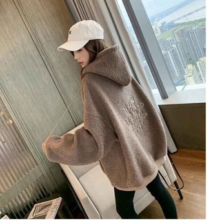 長袖パーカー 秋冬 裏起毛 かわいい レディース 大きいサイズあり 2XL ホワイト